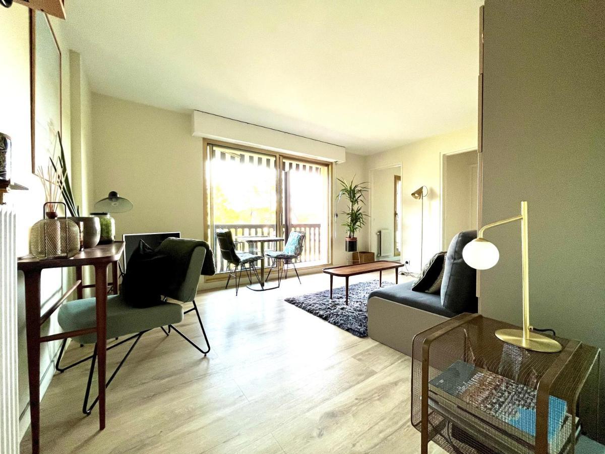 Beau Studio Terrasse Vue Jardin - A 2 Pas De La Mer دوفييل المظهر الخارجي الصورة